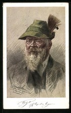 Prinzregent Luitpold mit Hut