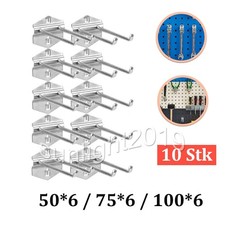 10 Stk Lochwand Haken