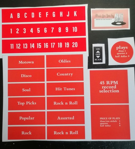 Ami continental jukebox insert - ami,