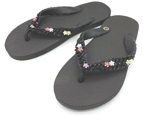 Badelatschen sandalen perlen - badelatschen,