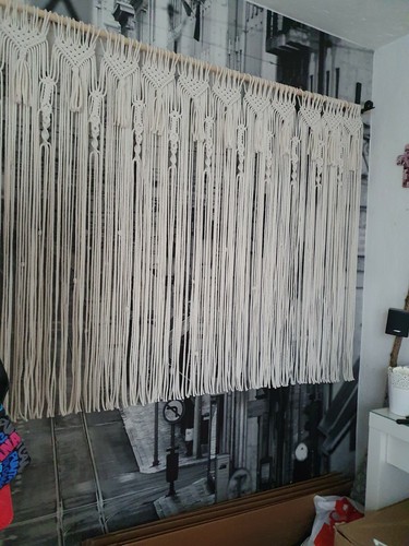 Makramee gardine 100 - 100, 200