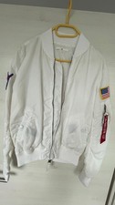 Alpha Industries Bomberjacke MA-1 LKZ 10014 Weiß NEU!