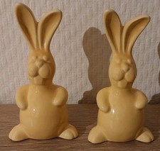 Osterdeko - 2 Hasen - Keramik