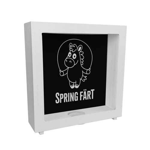 Spring färt rahmen spardose - färt,