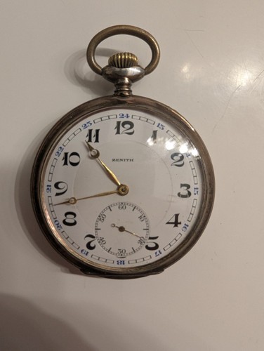 Seltene zenith taschenuhr - zenith,