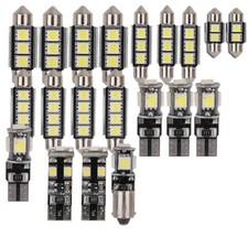 20pcs SMD LED Innenraumbeleuchtung Für Audi A4 8K Avant Limo Limousine Weiss