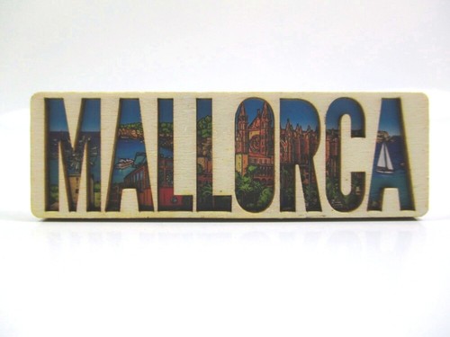 Mallorca holz magnet souvenir - holz,