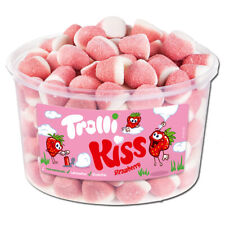 (7,37€/1kg) Trolli Kiss Schaumerdbeeren, Schaumzucker, 150 Stück