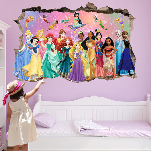 Prinzessin wandtattoo - prinzessin,