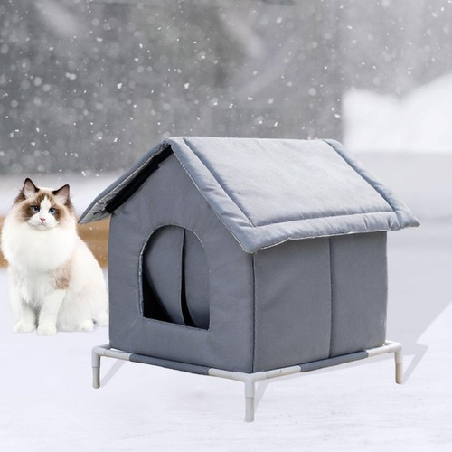 Outdoor katzenhaus erhöht und - outdoor,