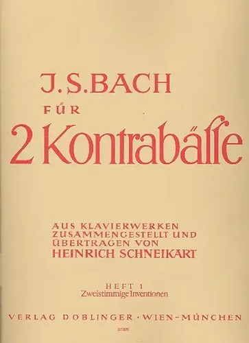 Bach für kontrabässe band - für,