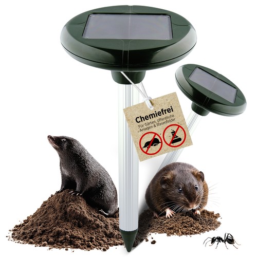 Solar maulwurfschreck 2er - maulwurfschreck,