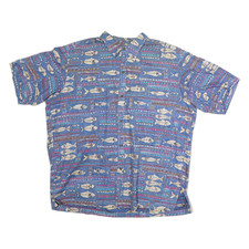 PARADISE BAY Herren Hemd Blau