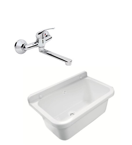 Set ausgussbecken 55cm - set,