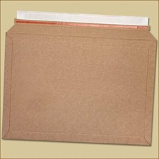 Vollpapp Versandtaschen 352 x 249 mm braun Aufreißfaden Karton-Versandtasche