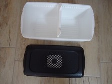 TUPPERWARE Tupperware BreadSmart Brotbehälter Brotmax schwarz weiß neuwertig