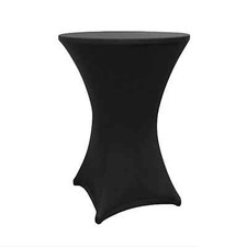 Lumaland Stehtischhusse Tisch Bezug Husse pflegeleicht abwischbar Ø 80-85cm