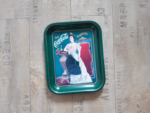 Vintage serviertablett blech - serviertablett,