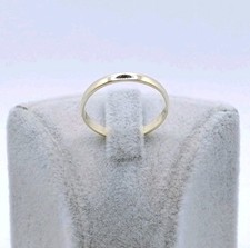 Bandring Gold 585er schlichter 14 Karat Goldring Damenring Zart Fein 