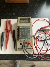 Vintage Fluke 8020 B Multimeter mit Leitungen und Koffer - getestet und funktionsfähig!