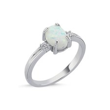 OPAL & 925 ECHT Silber Ringe