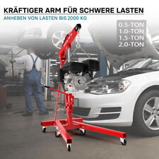 Motorheber 2000 KG Werkstattkran Motorkran klappbar 2T Kräne Motor Hebekran