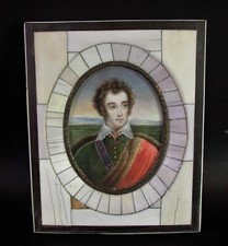 feines Miniatur Portrait -