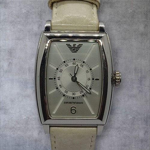 Emporio armani damenuhr - emporio, weiß