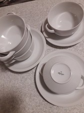 Suppentassen mit unterteller - mit,