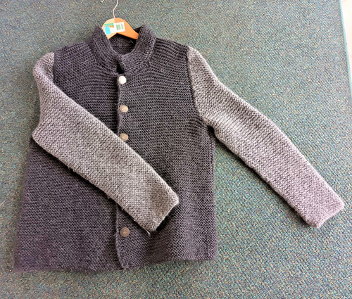 Zweifarbige handgestrickte - zweifarbige,