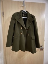 Wollmantel Zara Grün Damen M