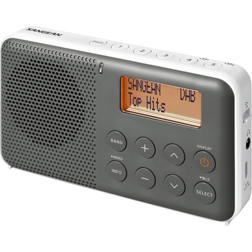 Sangean dpr grau weiß - dpr-64, grau/weiß