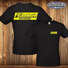 Freiwillige Feuerwehr Shirt Pullover Crew Neck Poloshirt Hoodie Neongelb XS-5XL