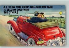 10142036 - A fellow who drives well with one hand is seldom good with the Other
