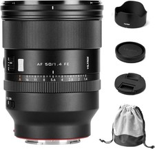 Viltrox AF 50mm F1.4 Pro FE Full Frame Auto Focus Lens for Sony E-mount Cameras