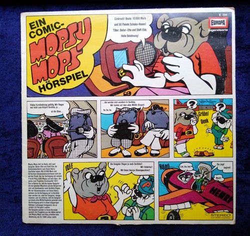 Ein comic mopsy mops - ein,