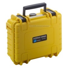 B&W Outdoor Case 500 - Innenmaße: 20x14x8 cm - Schutzkoffer gelb