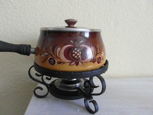 Fondue set emaile - fondue, emaile/edelstahl