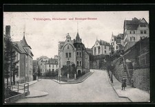Tübingen, Hirschauer- und Biesinger-Straße, Ansichtskarte 1914 