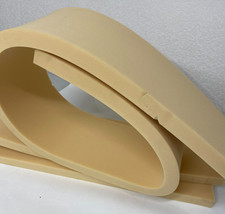 2 Stück Bierbankschaumstoff Schaumstoff 220 cm x 25 cm x 4 cm