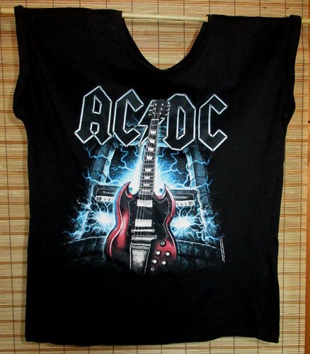 Schwarzes bandshirt - schwarzes,