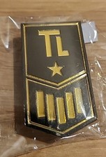 Till Lindemann Pin Meine Welt Tour 2025 Schwarz/Gold  Metall PIN Anstecker.