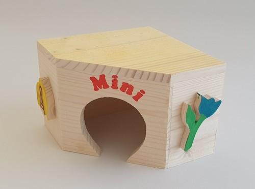 Mini eck holzhaus nager maus - mini,