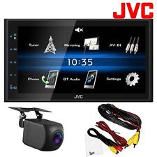 JVC Radio 2 DIN Autoradio Bluetooth 17,3cm Touchscreen USB mit Rückfahrkamera
