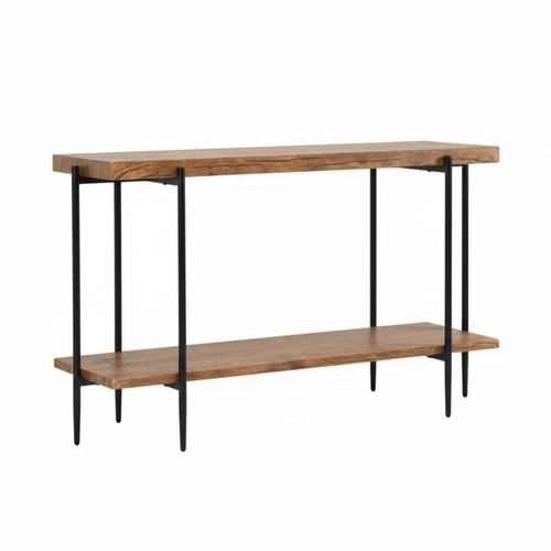Holztisch mit ablageflächen - mit,