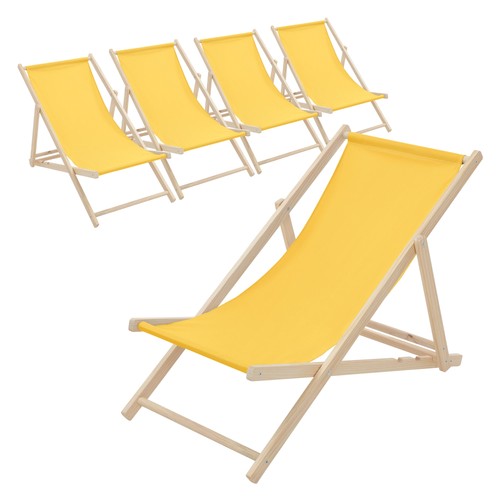 5er set liegestuhl strandliege - set,