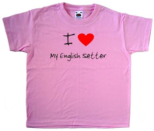 Love heart english setter - heart, my