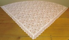 Tischdecke weiß 160x130