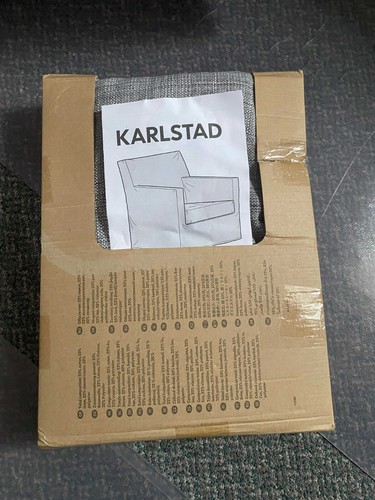 Ikea karlstad gray chair - ikea,