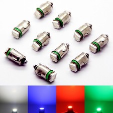 10x LED BA7s 6V 12V Volt weiß